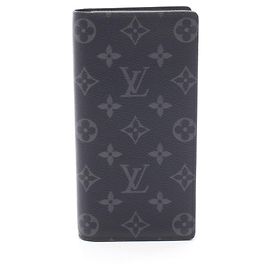 Louis Vuitton Portefeuille Brazza Monogram Eclipse Long Wallet
