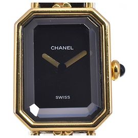 Chanel Premiere Rock Quartz Stainless Steel and Leather 20