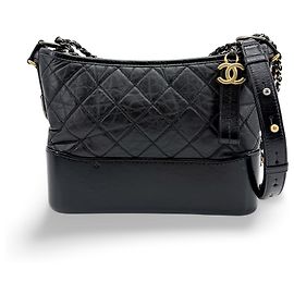 Chanel Gabrielle Hobo Quilted Aged Calfskin Small