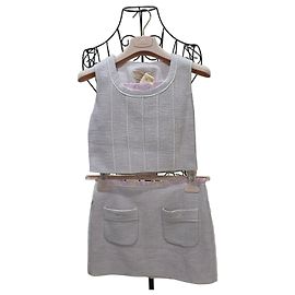 Elisabetta Franchi Zweiteiler aus Tweed in Rosa