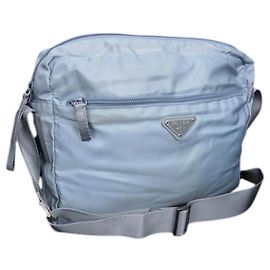Prada Sport Ice Baby Blue Borsa a tracolla in nylon