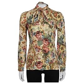 Blusa de seda floral Dolce & Gabbana - IT 38/XS de segunda mano