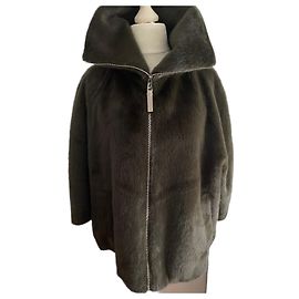 Autre Marque MAX&MOI Chaqueta de Piel Sintética con Cremallera