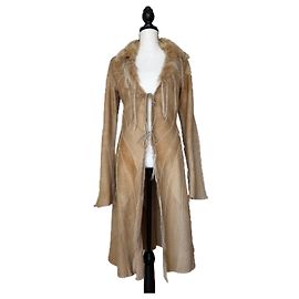 Abrigo de piel de cordero Vintage Roberto Cavalli