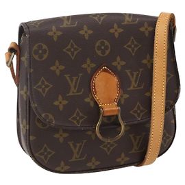 LOUIS VUITTON Monogram Saint Cloud MM Shoulder Bag M51243 LV