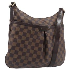 LOUIS VUITTON Damier Ebene Bloomsbury PM Shoulder Bag N42251 LV
