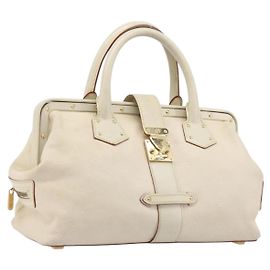 LOUIS VUITTON Suhari Angenu PM Hand Bag White M91811 LV