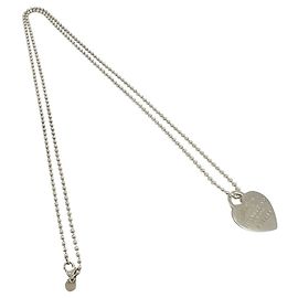 Autre Marque Collana Tiffany Vintage Return to Heart Tag con catena a pallini
