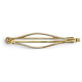 Autre Marque Pince à cravate Tiffany Vintage en or jaune 18K