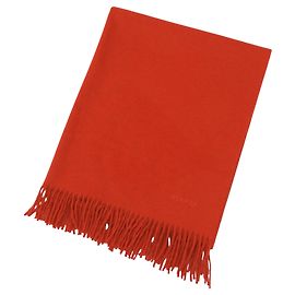 Hermès Estola de cachemira Hermes en rojo