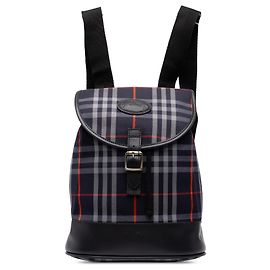 Zaino Burberry Blue House Check Canvas