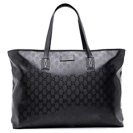 Borsa Tote Gucci Large GG Stampata Nera