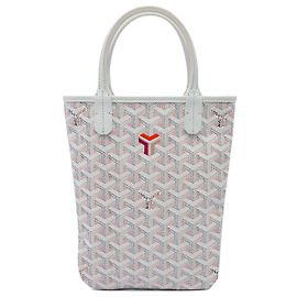 Goyard White Goyardine Poitiers Claire Voie
