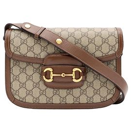Borsa a tracolla Gucci Horsebit 1955 GG Supreme