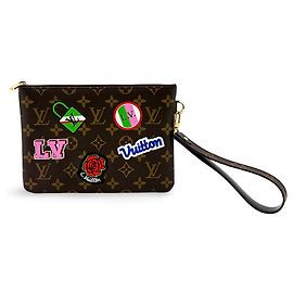 Louis Vuitton City Pouch Limited Edition Patches Monogram Canvas
