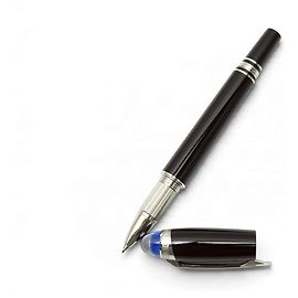 NEU MONTBLANC STARWALKER MB132508 FINELINER AUS SCHWARZEM HARZ