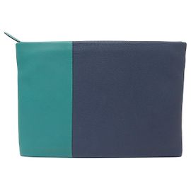 Hermès NEW HERMES POCHETTE MANHATTAN 35 DUO EVERCOLOR & TOGO LEATHER BICOLOR BAG