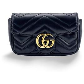 Gucci GG Marmont Flap Matelasse Leather Super Mini