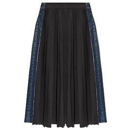 Balenciaga Falda confeccionada con tejidos combinados
