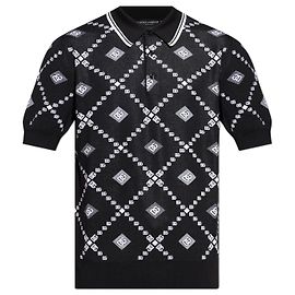 Dolce & Gabbana Polo in lana con logo