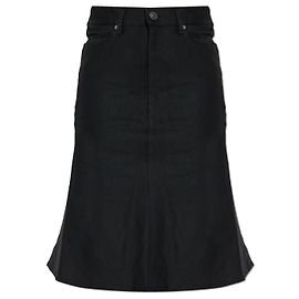 Balenciaga Denimrock schwarz aus Baumwolle