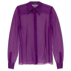 Dolce & Gabbana Camicia di seta viola