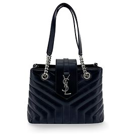 Autre Marque Saint Laurent Loulou Matelasse Chevron Leather Small
