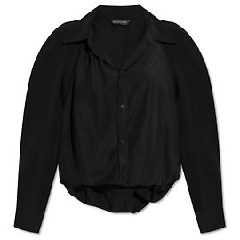 Balenciaga Hemd mit besticktem Logo