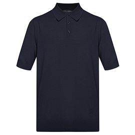Dolce & Gabbana Merinowolle Polo Blau