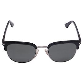 Persol 3105S Wayfarer Sonnenbrille aus schwarzem Acetat