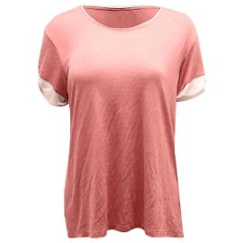 Camiseta Vince en punto de algodón rojo