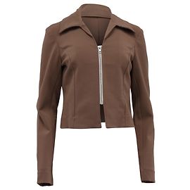 Reformation Sammi Strickjacke aus braunem Micromodal