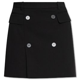 Balenciaga Falda con botones decorativos