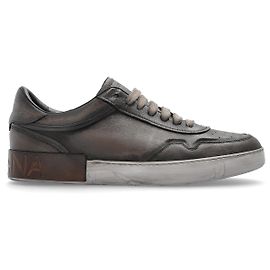 Dolce & Gabbana Scarpe sportive in pelle con effetto 'vintage'