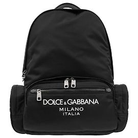 Zaino nero Dolce & Gabbana con logo