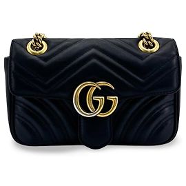 Gucci GG Marmont Flap Matelasse Leather Super Mini