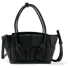 Bottega Veneta Arco Maxi Intrecciato Leather Small