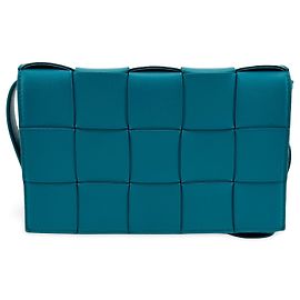 Bottega Veneta Cassette Maxi Intrecciato Leather Small