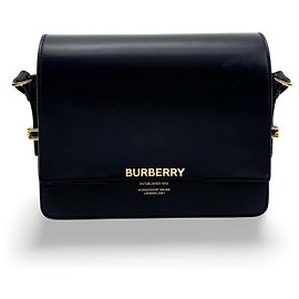 Burberry Grace Flap Horseferry Printed Leather Small