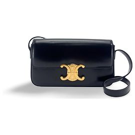 Céline Celine Triomphe East-West in pelle di vitello liscia