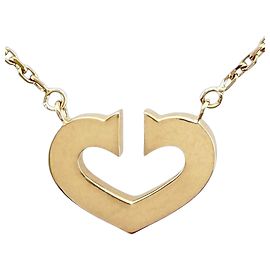 Collana Cartier C Heart in oro giallo 18K