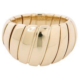 Bulgari Bvlgari Tubogas Ring aus 18K Gelbgold