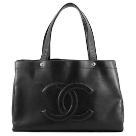 Borsa Tote Chanel Black Matelassé