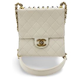Chanel Chic Pearls Flap Quilted Lambskin Mini