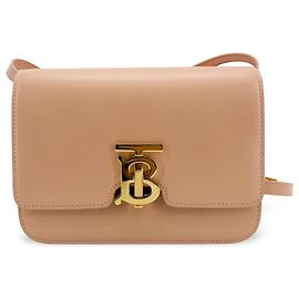 Burberry TB Schultertasche aus Leder Small