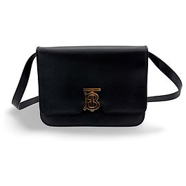 Bolsa de Ombro Burberry TB em Pele Small