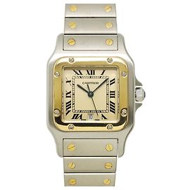 Reloj para hombre Cartier Santos Galbee LM W20011C4 bicolor