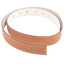 Hermès Cinghia Cintura Reversibile Hermes in Pelle Sottile
