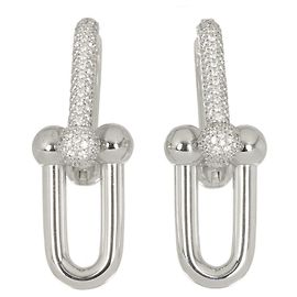 Autre Marque Orecchini a pendente Tiffany & Co. HardWear con maglie grandi e diamanti