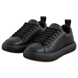 Bottega Veneta Pillow Sneakers Platform in Pelle Nera